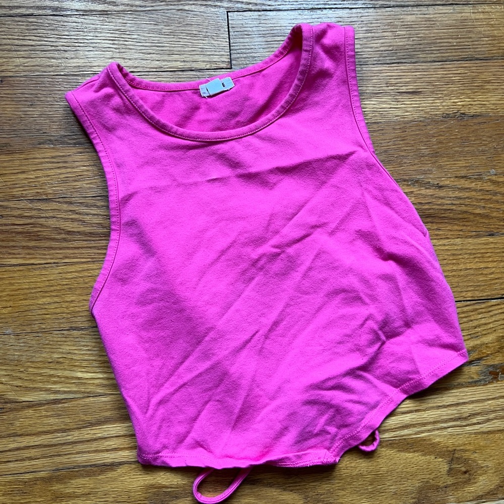 Garage Open Back Tank Top